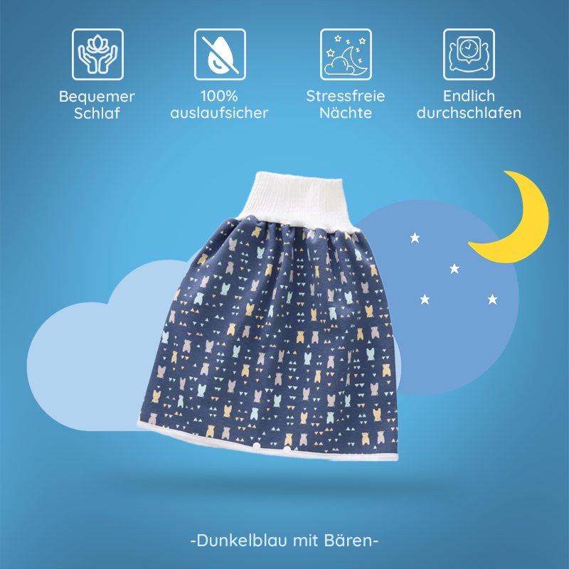 DryQuick® - Auslaufsichere Windelhose/Rock für trockene Nächte