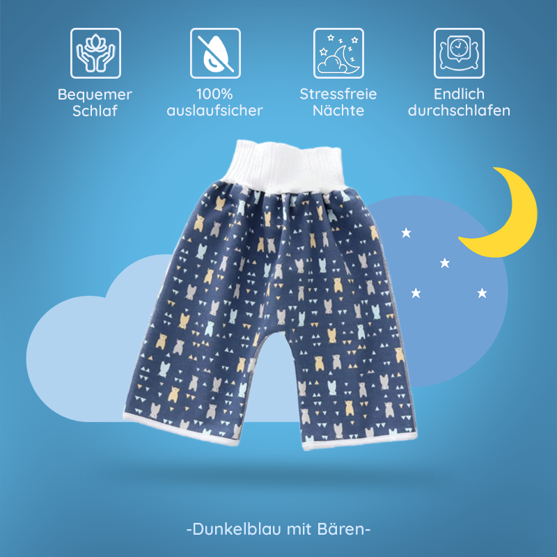 DryQuick® - Auslaufsichere Windelhose/Rock für trockene Nächte