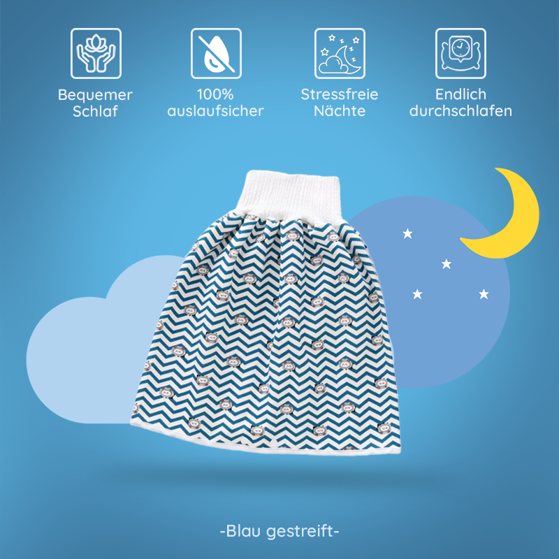 DryQuick® - Auslaufsichere Windelhose/Rock für trockene Nächte