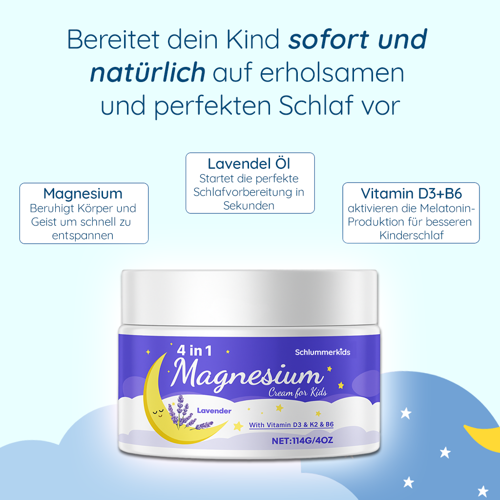 Dreamly® Magnesium-Lavendel-Schlafcreme zum Entspannen & Abschalten