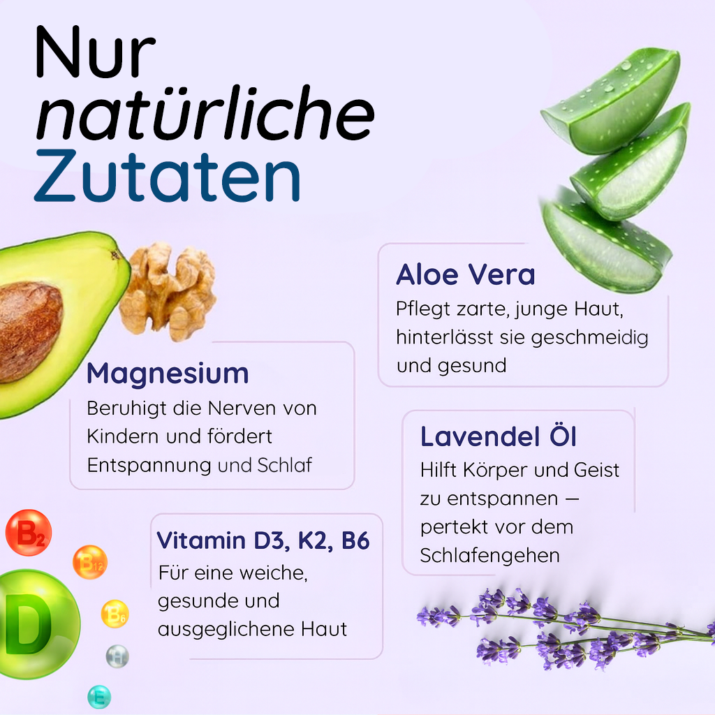 Dreamly® Magnesium-Lavendel-Schlafcreme zum Entspannen & Abschalten