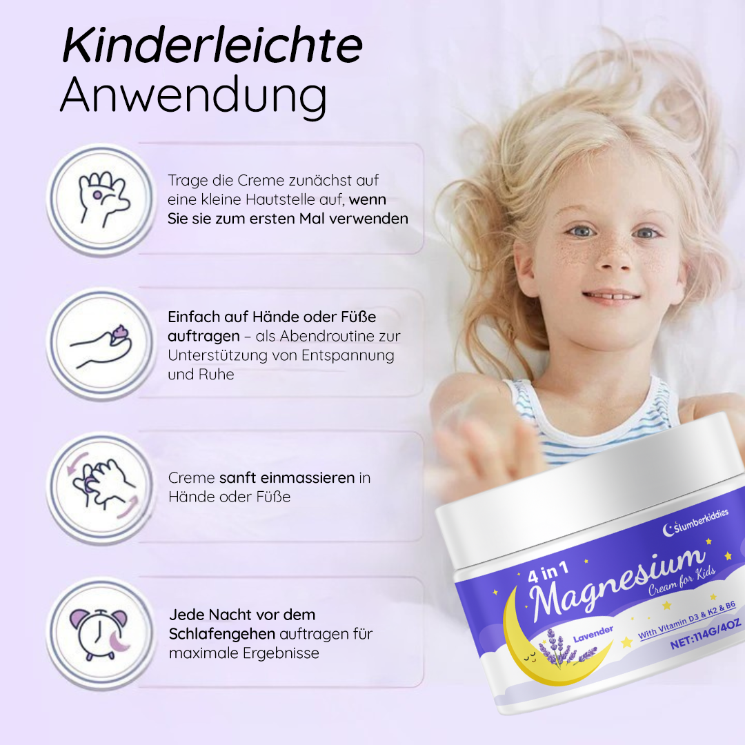 Dreamly® Magnesium-Lavendel-Schlafcreme zum Entspannen & Abschalten