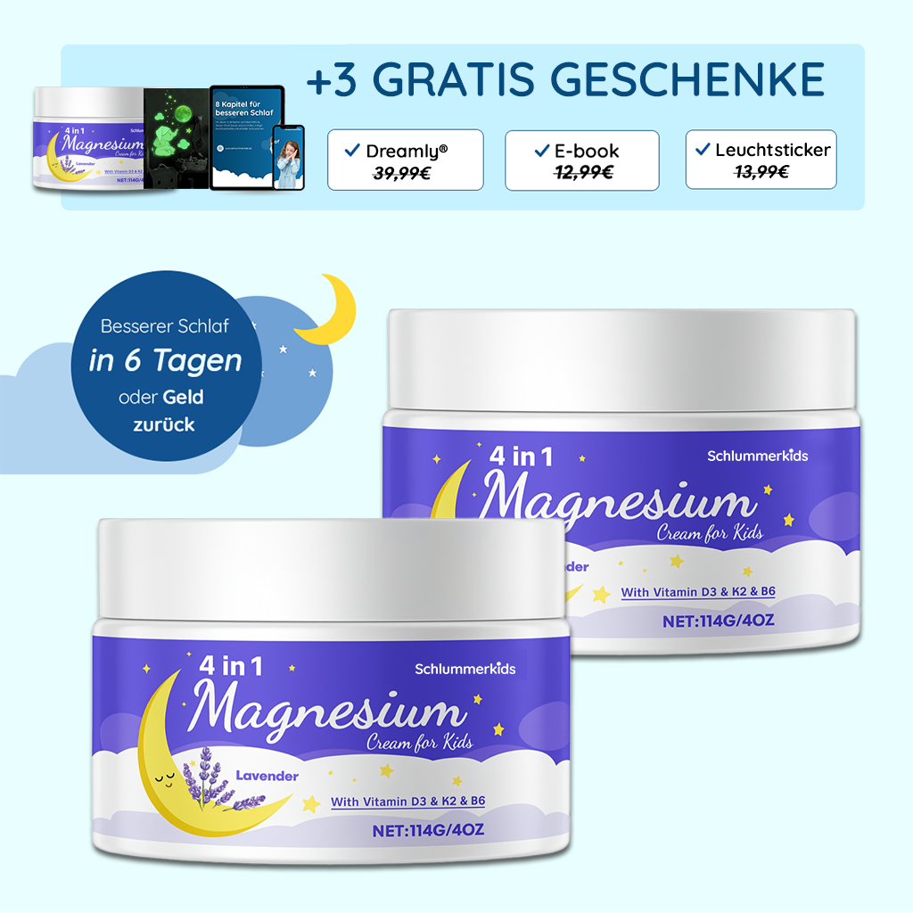 Dreamly® Magnesium-Lavendel-Schlafcreme zum Entspannen & Abschalten